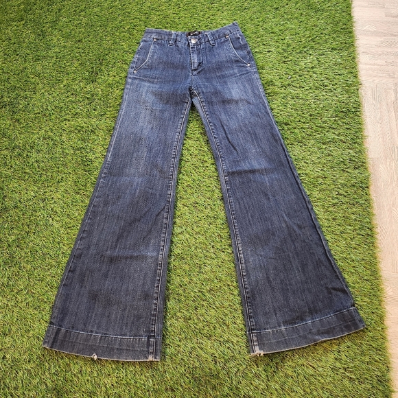 Vintage Y2K Womens Bell Bottom Flair Jeans. Vintage Denim 90s - Picture 6 of 11